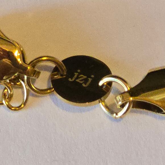 Jennifer Zeuner 14K Gold Vermeil Hamilton Necklace Solid Chain Minimalist - Picture 6 of 6